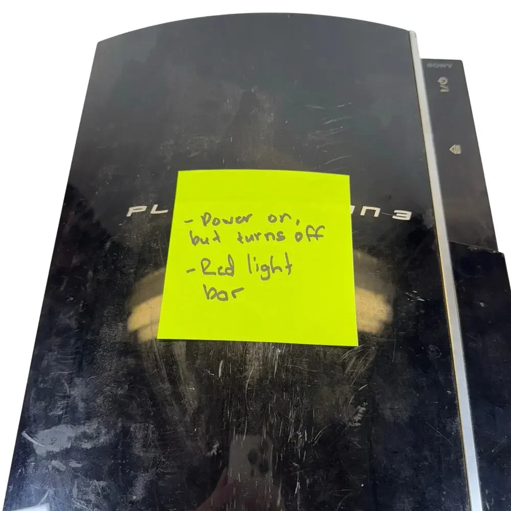 Playstation 3 Slim CECHH1 Power On But Turns Off Red Light (Tested)
